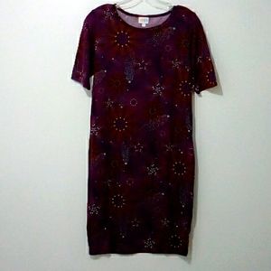 LuLaroe purple tunic dress